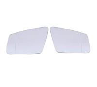 DEMULAX Right/Left Side Heater Wing Mirror Glass, for Mercedes-Benz, S/C/E-class W212 W204 C63 Car Wing Mirror Glass Replacement(PAIR)