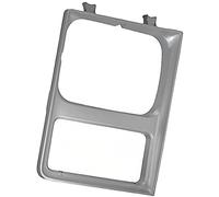DEMULAX Right Passenger Side Headlight and Lower Park Lamp Door Silver, for Bezel Replacement, for 1985-1988, for Chevy Blazer, for Gmc Suburban Car Headlight Decoration