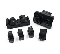 DEMULAX Side Mirror Window Headlight Switch, for, A6 C5 RS6 S6, for ALLROAD, 1998-2004 4B0 959 851 4B0 959 855 4B1 959 565A 4B1 941 531C Side Mirror Switch
