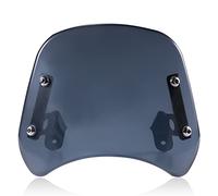 DEMULAX Smoke Black Clear Front Windshield Headlight Protector Windscreen Wind Deflector Motorcycle Leoncino 250 Motorcycle Windscreen(Smoke)