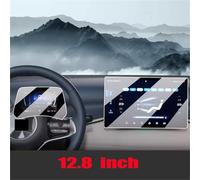 DEMULAX Tempered Glass Screen Protector Film, for BYD, Atto 3 Yuan Plus 2022 2023 2024 Car Infotainment Radio GPS Navigation Dashboard Center Console Screen Shield(12.8 inch 1set)