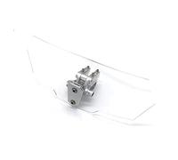DEMULAX Universal Motorcycle Windshield Adjustable Lockable Windscreen Wind Deflector All Glass Victory, for Aprilia, for Triumph, Motorcycle Windscreen