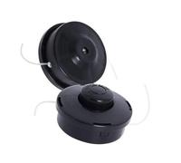 DEMULAX Universal Strimmer Heads, Replacement Universal Petrol Strimmer Spool Head Compatible with M10x 1.25 Garden Mower Brush Cutter(2 Packs) Lawn mower spool