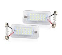 DEMUR 2x LIGHT LICENSE NUMBER PLATE LIGHT, for Fiat, 500 TARGA 51800482 Car Registration Plate Bulb