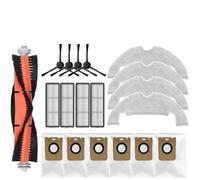 DEMUR For Dreame Bot Z10 Pro / L10 PLUS Accessories Dust Bag HEPA Filter Main Brush Mop Robot Vacuum Cleaner Replacement Parts Vacuum Brushes (Size : 19PCS)