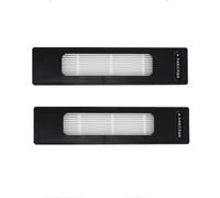DEMUR For Midea S8 S8+ Accessories Spare Parts For Midea S8 Robot Vacuum Cleaner Replacement Brush HEPA Filter Mop Cloth Consumables Vacuum Brushes (Size : 2 PCS Filter)