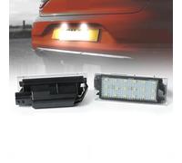 DEMUR LED License Plate Light Number Lamps, for Renault, for Clio 3 4 Megane 2 3 CC Trafic 3 2 3 Kangoo 2 Twingo 2 3 Kadjar Laguna 3 Car Registration Plate Bulb (Size : Connection Line)