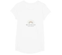 Demure Reserved Radiance | Elegant Sunburst Art T-Shirt, Girls, White, XS