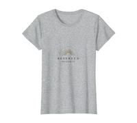 Demure Reserved Radiance | Elegant Sunburst Art T-Shirt, Women, Heather Grey, S