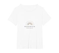 Demure Reserved Radiance | Elegant Sunburst Art T-Shirt, Women's Plus, White, 2X