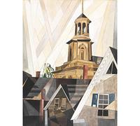 Demuth After Sir Christopher Wren Steeple Modern Painting Large Wall Art Print Canvas Premium Mural