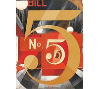 Demuth I Saw Figure 5 Gold Red Abstract Painting Large Wall Art Print Canvas Premium Mural