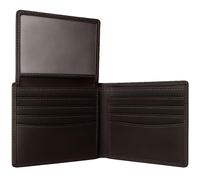 DEMVRI Wallet for Men - Slim RFID Blocking Bifold, Genuine Full-Grain Brown Leather Front Pocket Minimalist Card & Cash Holder, Dual Cash Pockets, 2 ID Windows, Thin Travel Gift Box