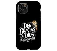 Den Gracias en Todo Tesalonicenses 5:18 Spanish Bible Verse Case for iPhone 11 Pro