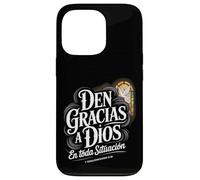Den Gracias en Todo Tesalonicenses 5:18 Spanish Bible Verse Case for iPhone 13 Pro