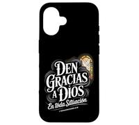 Den Gracias en Todo Tesalonicenses 5:18 Spanish Bible Verse Case for iPhone 16