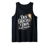 Den Gracias en Todo Tesalonicenses 5:18 Spanish Bible Verse Tank Top