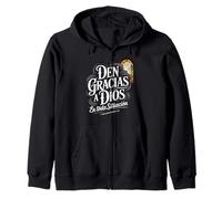 Den Gracias en Todo Tesalonicenses 5:18 Spanish Bible Verse Zip Hoodie