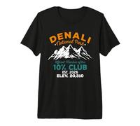 Denali 10 Percent Club Hiking Adventure Est 2026 Premium T-Shirt