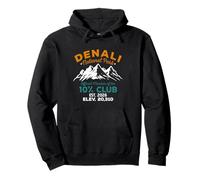 Denali 10 Percent Club Hiking Adventure Est 2026 Pullover Hoodie