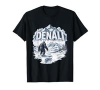 Denali Alaska Bigfoot Sasquatch Summit Team Mountain Hiking T-Shirt