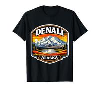 Denali Alaska Mountain Climbing Souvenir Memorabilia Hiker T-Shirt
