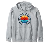 Denali Alaska Mountains Summer Family Trip Zip Hoodie