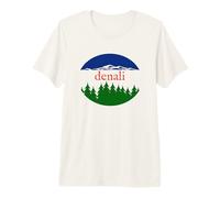 Denali National Park Nature Scene Vacation Souvenir Premium T-Shirt