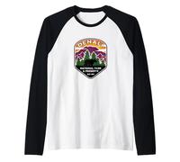 Denali National Park & Preserve Alaska USA Bear Hiking Raglan Baseball Tee