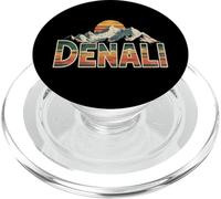 Denali National Park Retro Sunset Vintage 70s Alaska PopSockets PopGrip for MagSafe