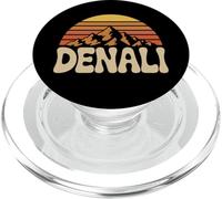 Denali National Park Retro Sunset Vintage 70s Alaska PopSockets PopGrip for MagSafe