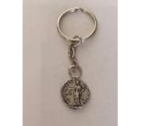 Denarius Of Hadrian Coin WC17 Made From Fine English Pewter on a Split Ring Keyring / BAG CHARM VERY FINE DETAILS COMES gift bagged POSTED BY US GIFTS FOR ALL 2016 FROM DERBYSHIRE UK