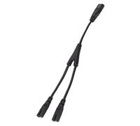 Denash 1 in 2 Out IEC320 C8 to Dual IEC320 C7 Y Split Power Cord Mystical/Fantasy Retardant AC Cable for LCD Monitor, Notebook Adapter, 0.98ft PVC