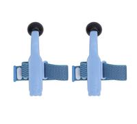 Denash 1 Pair Piano Finger Trainer, Ergonomic Hand Posture Corrector with Food Grade Rubber for Children to Prevent Collapsed Fingers and Wrist Strain (Blue)