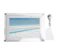 Denash 10.1 Inch WiFi Digital Picture Frame with 1280x800 Touch Screen, Rotate Automatically for VPHOTO App Acrylic, Share Photos Videos Instantly