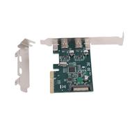 Denash 10Gbps PCIe USB 3.2 Gen 2 Type C Expansion Card with Data Transfer Speeds, 2 Ports for Desktop, USB 3.1 PCI Express Expansion Card 8 Plug and Play Support, Data Backup for