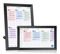 Denash 15.6in Full HD Touchscreen Smart Family Calendar, Interactive Chore Chart, WiFi Connection, Beautiful Electronic Photo Frame for Modern Home and Family Health (UK Plug 100-240V)