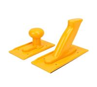 Denash 2 Pcs Woodworking Push Handle, Rounded and Angled Grip Non Slip Safety Push Block with Texture Design, for Table Saw Router Band Saw Planer