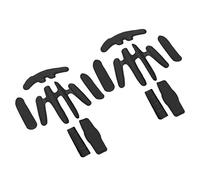 Denash 2 Sets Helmets Padding Kit, Hot Pressing Sponge with Hook and Loop, Bike Helmet Lining for Electric Bike Riding Helmet Replacement Inner Sponge (One Size)