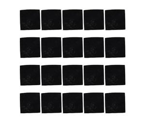 Denash 20 Pack EKO Trash Can Filter Refills, Activated Charcoal Odor Eliminator Replacement, Compatible with EKO Step and Touchless Trash Cans