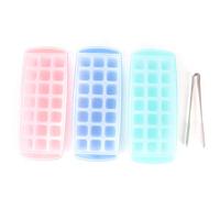 Denash 21 Greek Ice Cubes Mold with Sealed Cover and Clamp/Summer Parties Support, Happy Hours Meetings