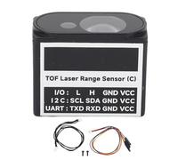 Denash 25m Measuring Range, TOF Range Sensor UART I2C IO Port, Distance Detection,Robot Obstacle Avoidance,Camera Autofocus with ABS Material for Proximity