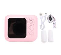 Denash 48MP HD Digital Zoom Instant Camera, 2 Inch Screen, Timer, Waterless B&W Printing, ABS Silicone Build, Sunlight Readable Display, Clear, Long Lasting (Roseate)