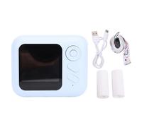 Denash 48MP HD Digital Zoom Instant Camera, 2 Inch Screen, Timer, Waterless B&W Printing, ABS Silicone Build, Sunlight Readable Display, Clear, Long Lasting (Blue)