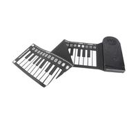 Denash 49 Keys Roll Up Piano Keyboard, Portable Digital Electric Foldable Piano Keyboard 32 Level Beat Control Electronic Hand Roll Piano for Beginners