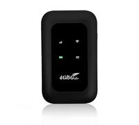 Denash 4G/5G Portable WiFi Hotspot, Travel Mobile Router with 300Mbps Speed, Color LED Display & SIM Slot for 10 Devices