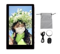 Denash 4in Phone Selfie Monitoring Screen BT Wifi HD Display Magnetic Mobile Selfie Check Screen, True Wireless Remote Control, Compatible with OS and (Pink)