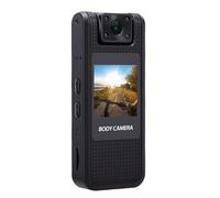 Denash 4K Action Camera with 1.3in Screen 180 Degree Rotatable Lens and Back Clamp for Cycling Sport Vlogging WIFI Transmission