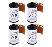 Denash 4PCS 35mm Color Film ISO200 C41 Camera Color Negative Film Roll