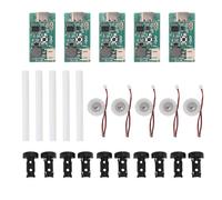 Denash 5PCS Humidifier Module with Stable Mist Production for DIY Projects, Premium Electronic USB Atomization Plate Circuit Board, Water Absorbing Cotton Sticks